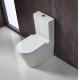 670x360x850mm Bathroom Whirlpool Silent Comfort Height Back To Wall White Ceramic Toilet Suite